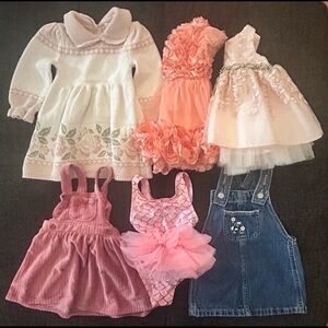 Baby Dress Bundle Size 6M-12M